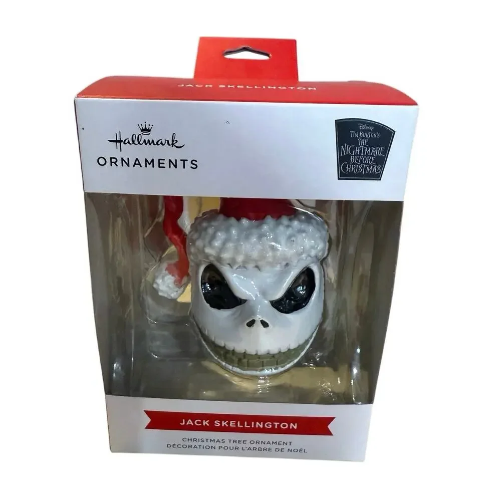 NIB Disney Tim Burton The Nightmare Before Christmas Jack Christmas Ornament